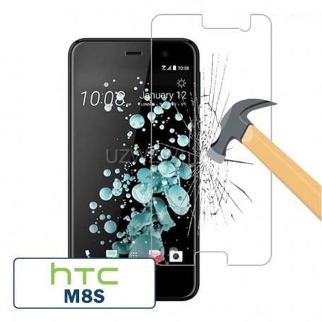 Protection verre trempé avec packaging HTC M8S - 26 micron