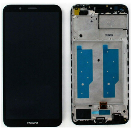 Ecran Complet Noir Huawei Y7 2018 Avec Chassis Gamme Ori Refurbee
