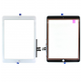 Tactile Blanc iPad 9.7 6ème Gen (2018) A1893 Avec Bouton Home et Adhésif