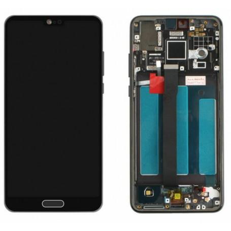 Ecran Complet Noir Huawei P20 Avec Chassis Gamme Ori Refurbee