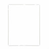 Contour Châssis blanc pour vitre iPad 2