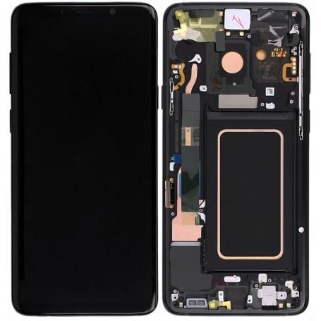 Ecran Noir S9 Plus (G965F) Oled Avec Chassis Samsung Gamme Super Premium