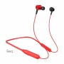 Borofone BE29 Ecouteur Intra Bluetooth Sport Rouge Avec Microphone