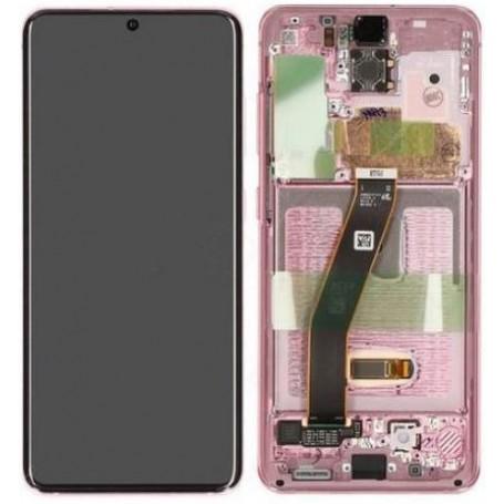 Ecran Rose S20 (G980F) Service Pack Samsung GH82-22131C / 22123C