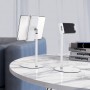 Hoco PH31 Support de Bureau Métal Argent Tablette et Mobile 4.7 à 10 Pouces