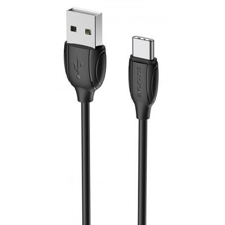 Borofone Câble Noir BX19 Type C 1 m Charge/ Sync 2A