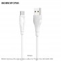 Borofone Câble Blanc BX18 Type C 3 m Charge/ Sync 2A