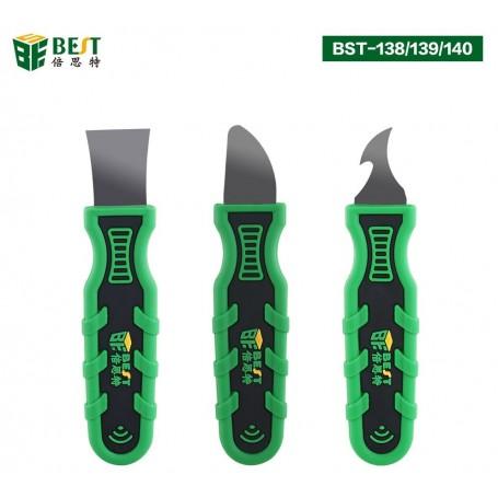 Best Spatule Plastique et Métale Pour Ouverture 3 Pièces (BST-138-139-140)