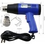 Best Pistolet Bleu à Air Chaud Avec Ecran LED (BST-8016)