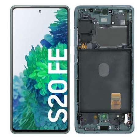 Ecran Vert Cloud Mint S20FE 4G/5G (G780F/G781F) Service Pack Samsung GH82-24220D