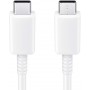 Samsung Cable Original Blanc Type C-Type C 1M 5A-EP-DN975BWEGWW Avec Packaging