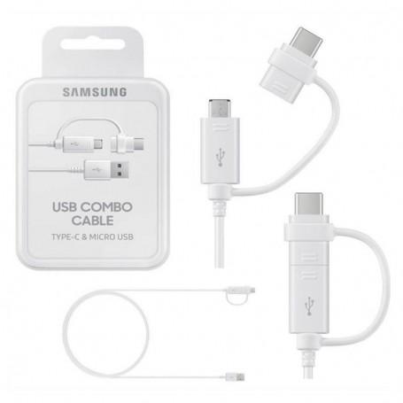 Samsung Cable Combo Original Type C-Micro USB 1.5M EP-DG930DWEGWW Avec Packaging