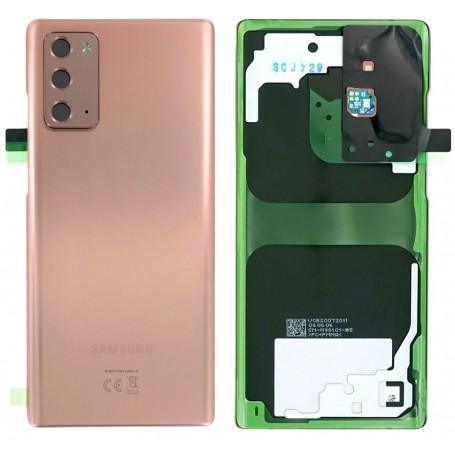 Vitre Arrière Bronze Note 20 (N980F) Service Pack Samsung GH82-23298B