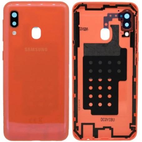 Vitre Arrière Orange A20e (A202F) Service Pack Samsung GH82-20125D