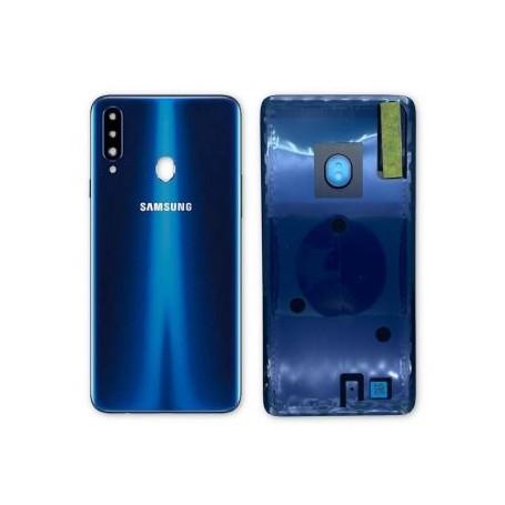Vitre Arrière Bleue A20s (A207F) Service Pack Samsung GH81-19447A