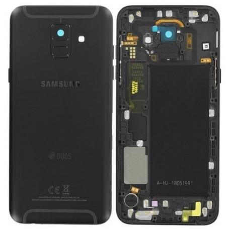 Vitre arrière noire A6 Duo 2018 (A600F) Service Pack Samsung GH82-16423A